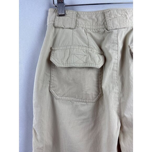 Caribbean Joe Womens Petite 8P Cargo Capris - Picture 6 of 6